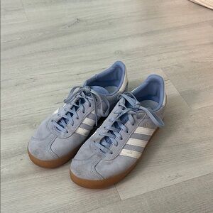 Adidas Sky Blue Sneakers with White Accents